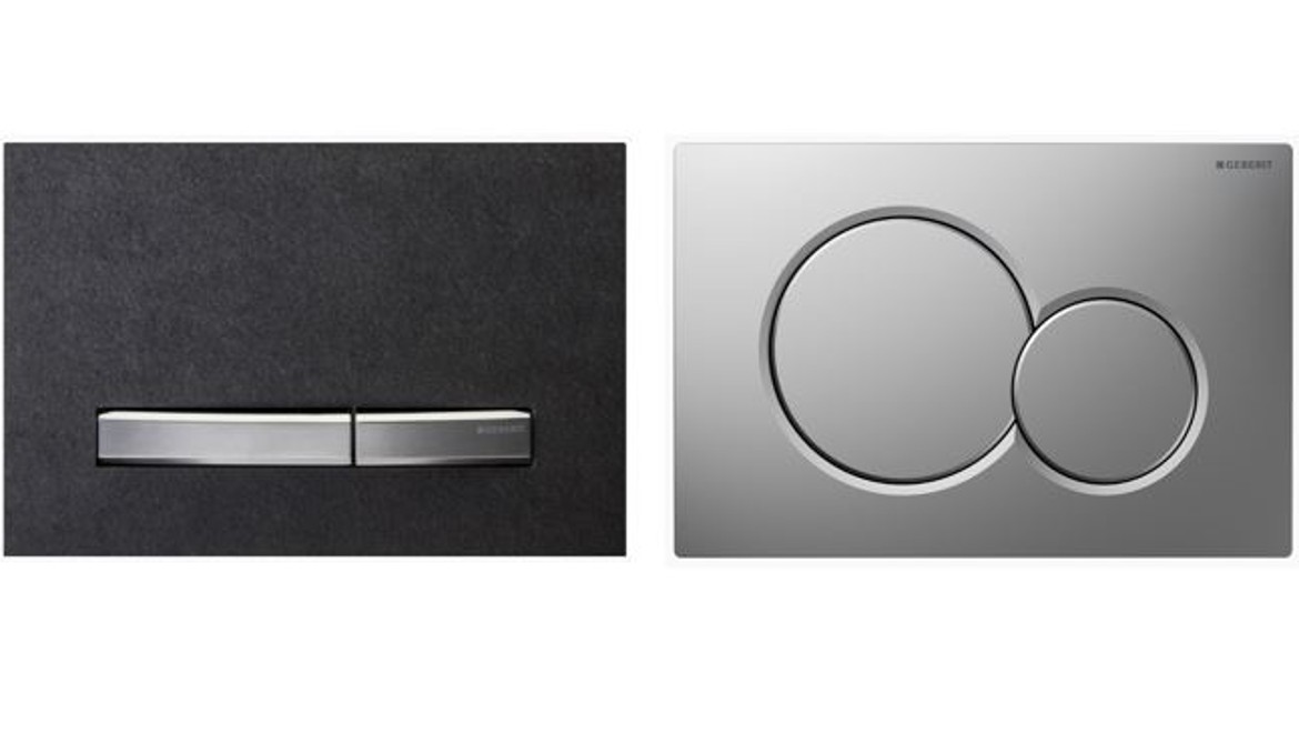 Geberit Sigma flush button